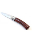 Viroblock handcrafted folding knife of Cocobolo wood by J. L. Perea