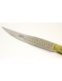 Handcrafted folding knife replica (XVIII century)