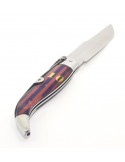 Albacete typical folding knife, Barça acrylic scales