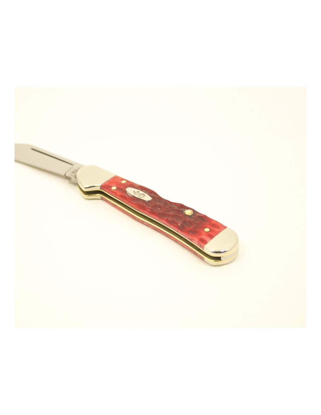 w r  case xx mini copperlock dark red bone cv knife