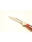 W.R. Case XX Mini Copperlock Dark Red Bone CV knife