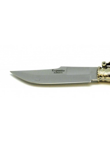 Classical Albacete ratchet folding knife by artisan Jose Exposito