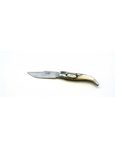 Teja folding knife size 00, Carbide. Bull horn