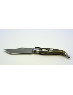 Teja folding knife size 1, Carbide. Bull horn