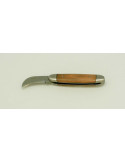 French folding knife, "Ozete" type, juniper wood