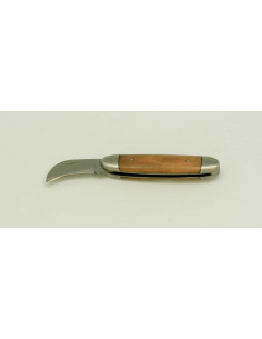 French folding knife, "Ozete" type, juniper wood